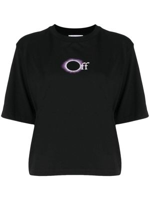 Off-White t-shirt en coton à logo imprimé - Noir