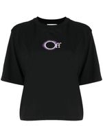 Off-White t-shirt en coton à logo imprimé - Noir