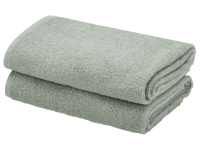 LIVARNO home 2 Handdoeken 100 x 50 cm (Mint)