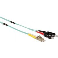 ACT RL5203 Glasvezel kabel 30 m 2x LC 2x SC OM3 Zwart, Blauw, Grijs, Rood, Geel