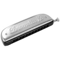 Hohner Chrometta 12 G mondharmonica - thumbnail