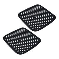 Bakplaat Masterpro bgmp-7701 Zwart Siliconen 19 x 19 cm (2 Stuks)