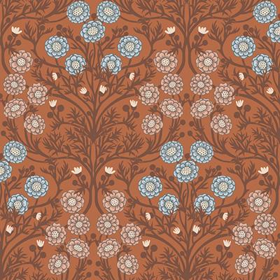 Dutch Wallcoverings Ekbacka - Bellis Red - Rood