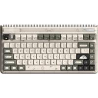 Iqunix OG80 Hitchhiker Wireless Mechanical Keyboard, gaming toetsenbord (Grijs/wit, US lay-out, Cherry MX Silent Red, RGB leds, 80% (TKL), Hot-swappable, PBT, 2.4GHz | Bluetooth 5.1 | USB-C)