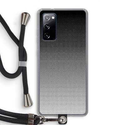 Musketon Halftone: Samsung Galaxy S20 FE / S20 FE 5G Transparant Hoesje met koord