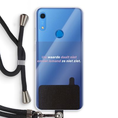 uw waarde daalt niet: Huawei Y6s Transparant Hoesje met koord