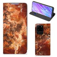 Samsung Galaxy S20 Ultra | Standcase | Marmer Bruin