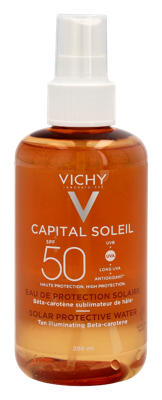 Vichy Capital Soleil Solar Prot. Water SPF50 - Enhanced Tan 200 ml
