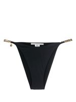 Stella McCartney bas de bikini à détail de chaîne - Noir