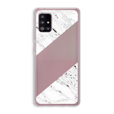 Biggest stripe: Samsung Galaxy A51 5G Transparant Hoesje