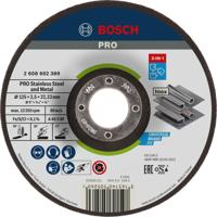 Bosch Accessoires Doorslijpschijven metaal/inox | 125 mm | per 1 | 2608602389 - 2608602389