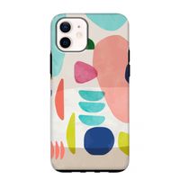 Bold Rounded Shapes: iPhone 12 mini Tough Case