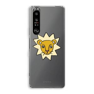 Kleine leeuw: Sony Xperia 1 III Transparant Hoesje