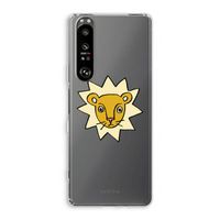 Kleine leeuw: Sony Xperia 1 III Transparant Hoesje