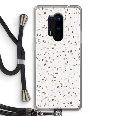 Terrazzo N°14: OnePlus 8 Pro Transparant Hoesje met koord