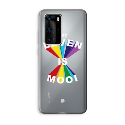 Het Leven Is Mooi: Huawei P40 Pro Transparant Hoesje