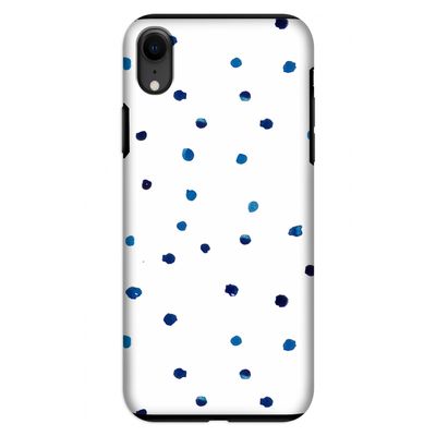 Blauwe stippen: iPhone XR Tough Case