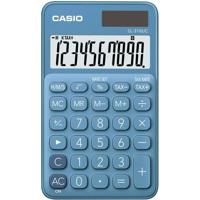 Casio SL-310UC-BU Zakrekenmachine Blauw Aantal displayposities: 10 werkt op zonne-energie, werkt op batterijen (b x h x d) 70 x 8 x 118 mm