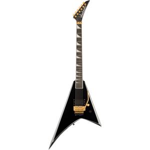 Jackson Concept Series Rhoads RR24 FR H EB Black with White Pinstripes met Jackson Foam Core Case