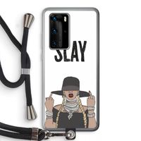 Slay All Day: Huawei P40 Pro Transparant Hoesje met koord