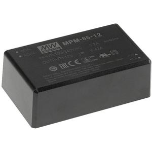 Mean Well MPM-65-12 AC/DC-printnetvoeding 12 V/DC 65 W