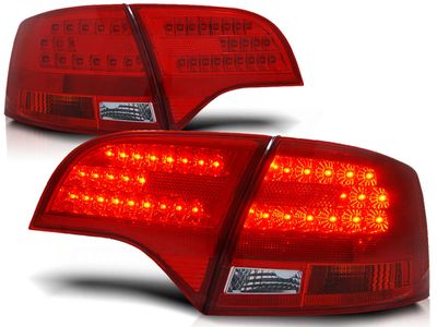 Tuning-Tec Achterlichten voor Audi A4 B7 11 04-03 08 AVANT ROOD HELDER LED Tuning-Tec Achterlichten voor Audi A4 B7 11 04-03 08 AVANT ROOD HELDER LED