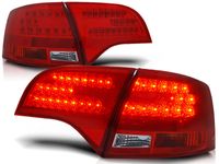 Tuning-Tec Achterlichten voor Audi A4 B7 11 04-03 08 AVANT ROOD HELDER LED - thumbnail