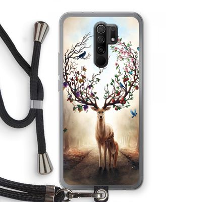 Seasons Change: Xiaomi Redmi 9 Transparant Hoesje met koord