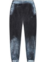 Diesel pantalon de jogging à logo brodé - Gris - thumbnail