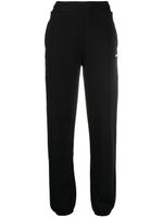 MSGM pantalon de jogging à logo imprimé - Noir