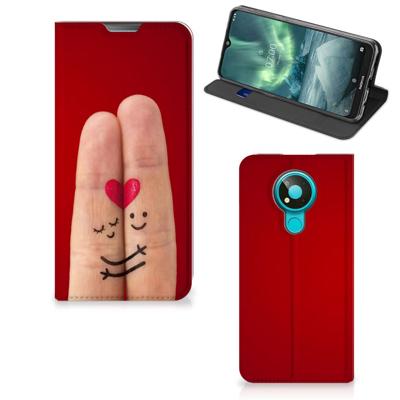 Nokia 3.4 Hippe | Standcase | Liefde - Origineel Romantisch Cadeau