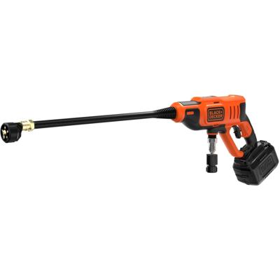 BLACK+DECKER bcpc18d1-qw 18v hogedrukreiniger (oranje/zwart, 18v 2.0ah accu en oplader inbegrepen)