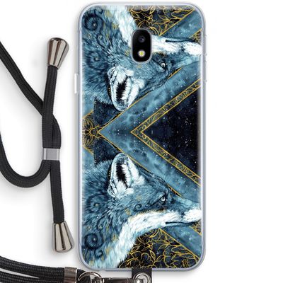 Golden Fox: Samsung Galaxy J3 (2017) Transparant Hoesje met koord