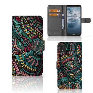 Nokia C2 2nd Edition Telefoon Hoesje Aztec