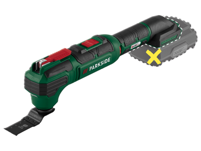 PARKSIDE Accu-multitool 20 V zonder accu en lader