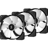 Fractal Design Aspect 14 RGB PWM Black Frame 3 Fan Pack case fan 3 stuks, 4-pins PWM fan aansluiting - thumbnail