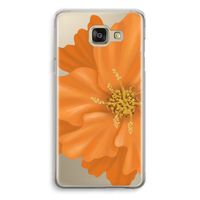 Orange Ellila flower: Samsung Galaxy A5 (2016) Transparant Hoesje