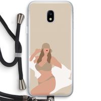 One of a kind: Samsung Galaxy J3 (2017) Transparant Hoesje met koord