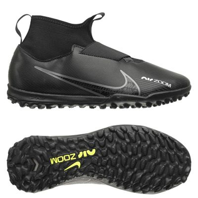 Nike Air Zoom Mercurial Superfly 9 Academy TF - Zwart/Grijs/Wit/Neon Kinderen Nike Air Zoom Mercurial Superfly 9 Academy TF - Zwart/Grijs/Wit/Neon Kinderen