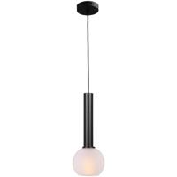 Masterlight Hanglamp Ø 15cmBella 2 Zwart met mat wit glas - 2980-05-06-15