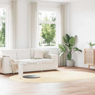 Hoogpolig vloerkleed NAVARRA 300x200 cm polyester crmekleurig