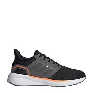 adidas Performance EQ 19 hardloopschoenen zwart/grijs/oranje