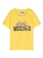 Moschino Kids t-shirt en coton à logo imprimé - Jaune - thumbnail