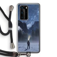 Wanderlust: Huawei P40 Pro Transparant Hoesje met koord Wanderlust: Huawei P40 Pro Transparant Hoesje met koord