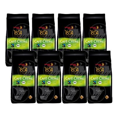 Schirmer - 1854 TransFair Bio Café Creme Bonen - 8x 1kg
