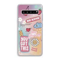 Positivity: Samsung Galaxy S10 5G Transparant Hoesje