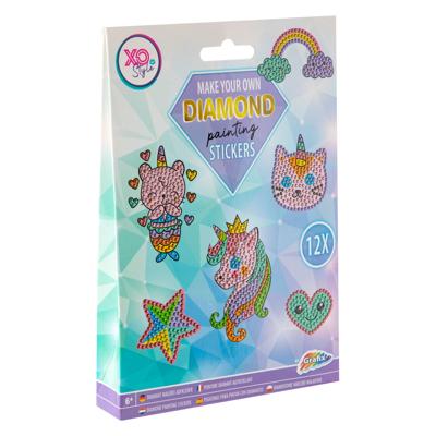 Creative Craft Group Maak je eigen diamond painting stickers, 12dlg.
