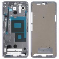 Front behuizing LCD frame bezel Plate voor LG G7 ThinQ/G710 (zilver)