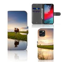 Apple iPhone 11 Pro | Telefoonhoesje | Met pasjeshouder | Koe