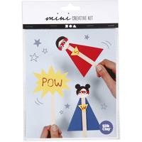 Creativ Company Mini creatieve set, ijsstokjes figuur, 1 doos